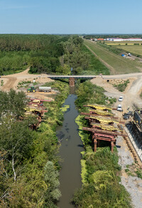 M49, Kraszna-folyó hídbetolás