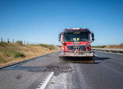 MKIF mintavételezés M1 autópálya