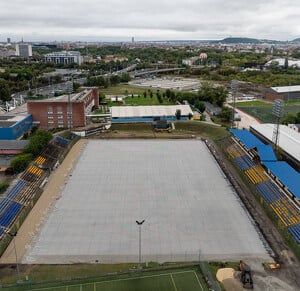 BVSC Stadion pályafűtés