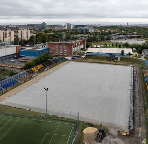 BVSC Stadion pályafűtés