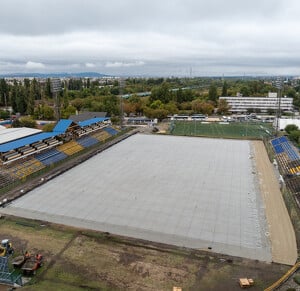 BVSC Stadion pályafűtés