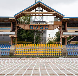 BVSC Stadion pályafűtés