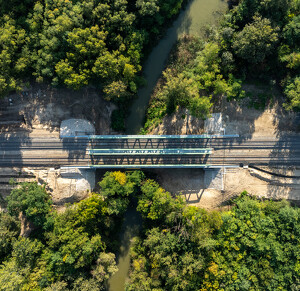 Dunaharaszti, Duna-Tisza csatorna vasúti híd