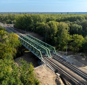 Dunaharaszti, Duna-Tisza csatorna vasúti híd