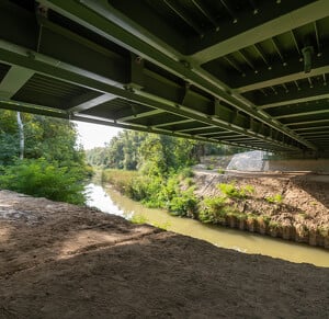 Dunaharaszti, Duna-Tisza csatorna vasúti híd