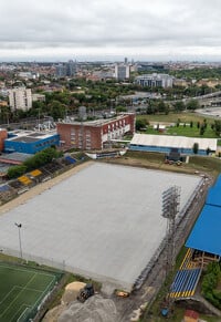 BVSC Stadion pályafűtés