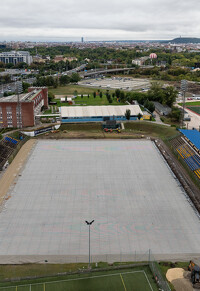 BVSC Stadion pályafűtés