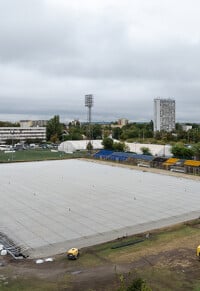 BVSC Stadion pályafűtés