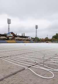 BVSC Stadion pályafűtés