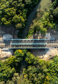 Dunaharaszti, Duna-Tisza csatorna vasúti híd