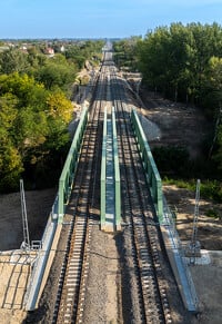 Dunaharaszti, Duna-Tisza csatorna vasúti híd