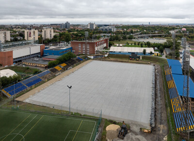 BVSC Stadion pályafűtés