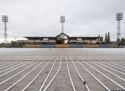 BVSC Stadion pályafűtés