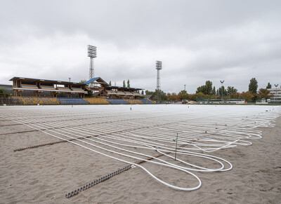 BVSC Stadion pályafűtés